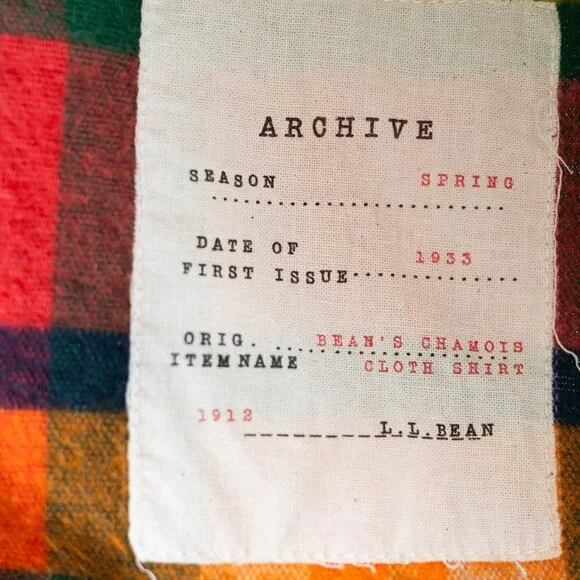 L.L. Bean Slim Fit Chamois Shirt - Picture 4 of 6